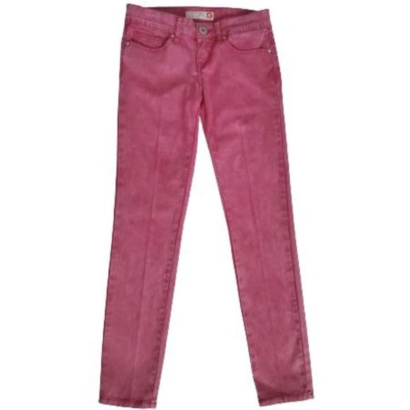 G by Guess Denim - G By GUESS Women's Slightly Faded Super Skinny Denim Jeans Pink Size 26